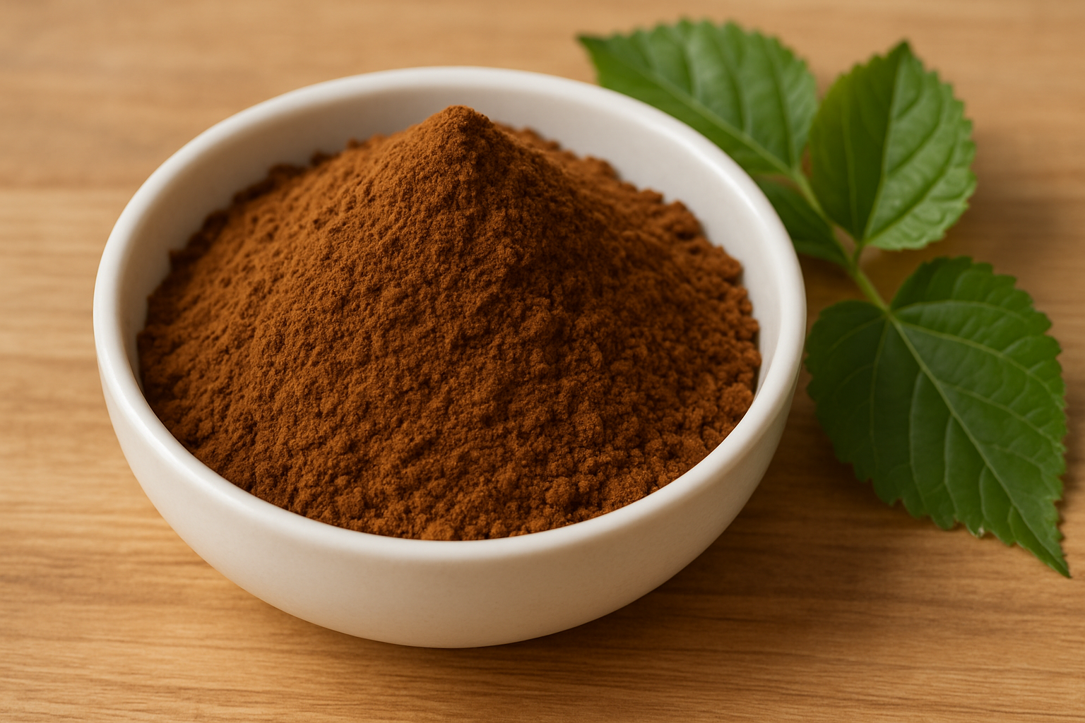 mulberry leaf powder brown